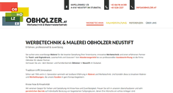 Desktop Screenshot of obholzer.at